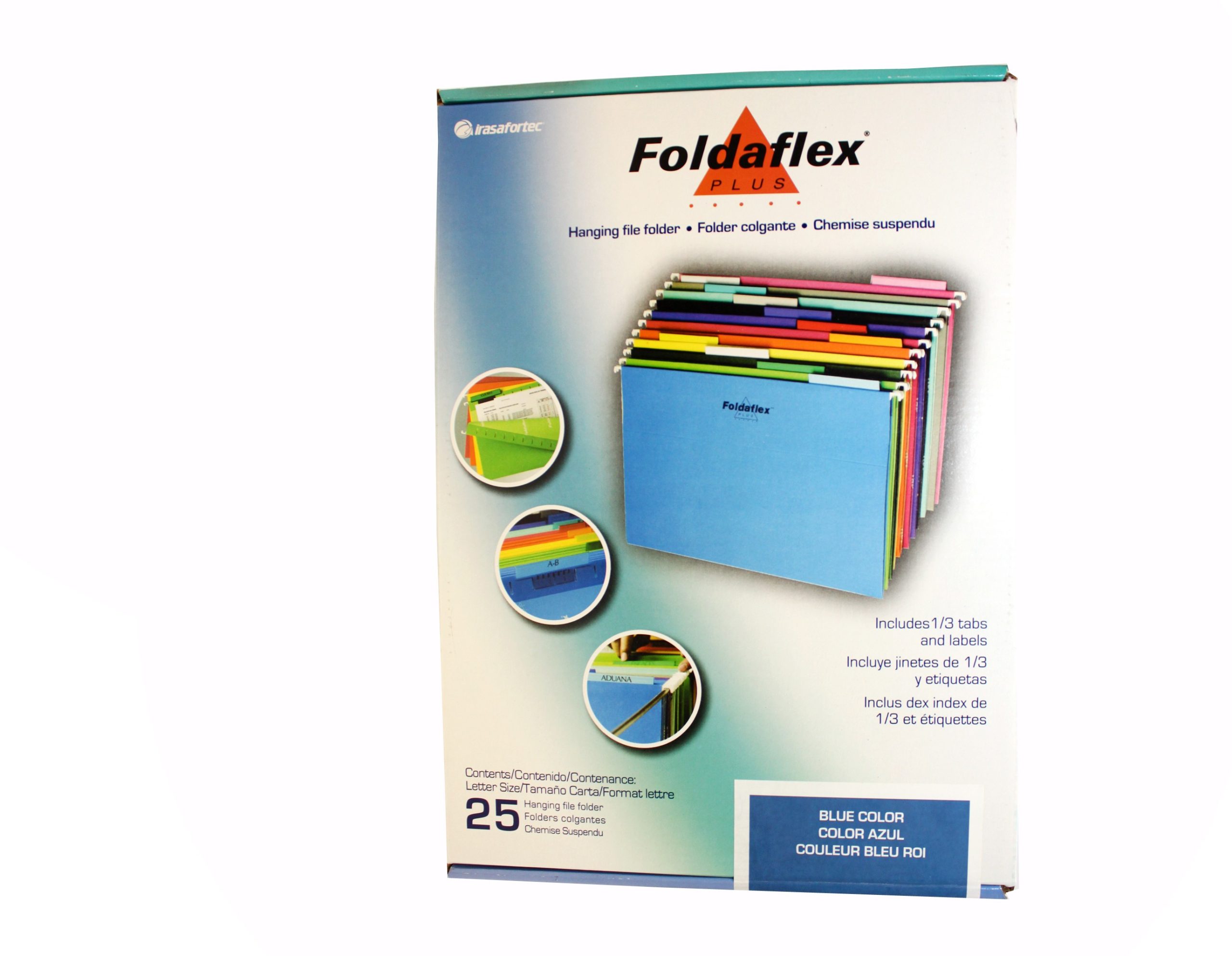 ARCHIVO COLG.FOLDAFLEX CTA.CJ.C/25 AZUL C.(5)