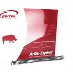 ARILLO PLAST. ESPIRAL 4:1 12MM NGO. PERFEX CJ.C/75 C.(10)