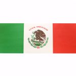 BANDERA DE PAPEL BOND RAF 47X17 CM. #3 E.(100)