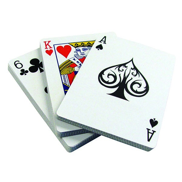 BARAJA POKER PLAST. #NP54 CJA. C/54PZ BARR. E.(12) C.(144)