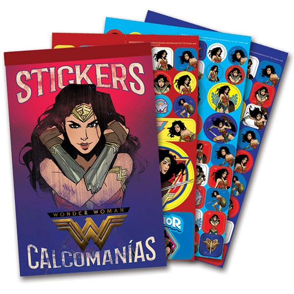 BLOCK CALCOMANIA WONDER WOMAN  GRANMARK C/6H. E.(12) C.(480)