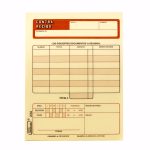 CONTRA RECIBO #2064 PRINTAFORM 1/4 CTA. 25 JGO. E(3) C.(144)