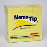 NOTAS ADH. 3X3" MEMOTIP 54 CUBO 400H. AMARILLO C(36)