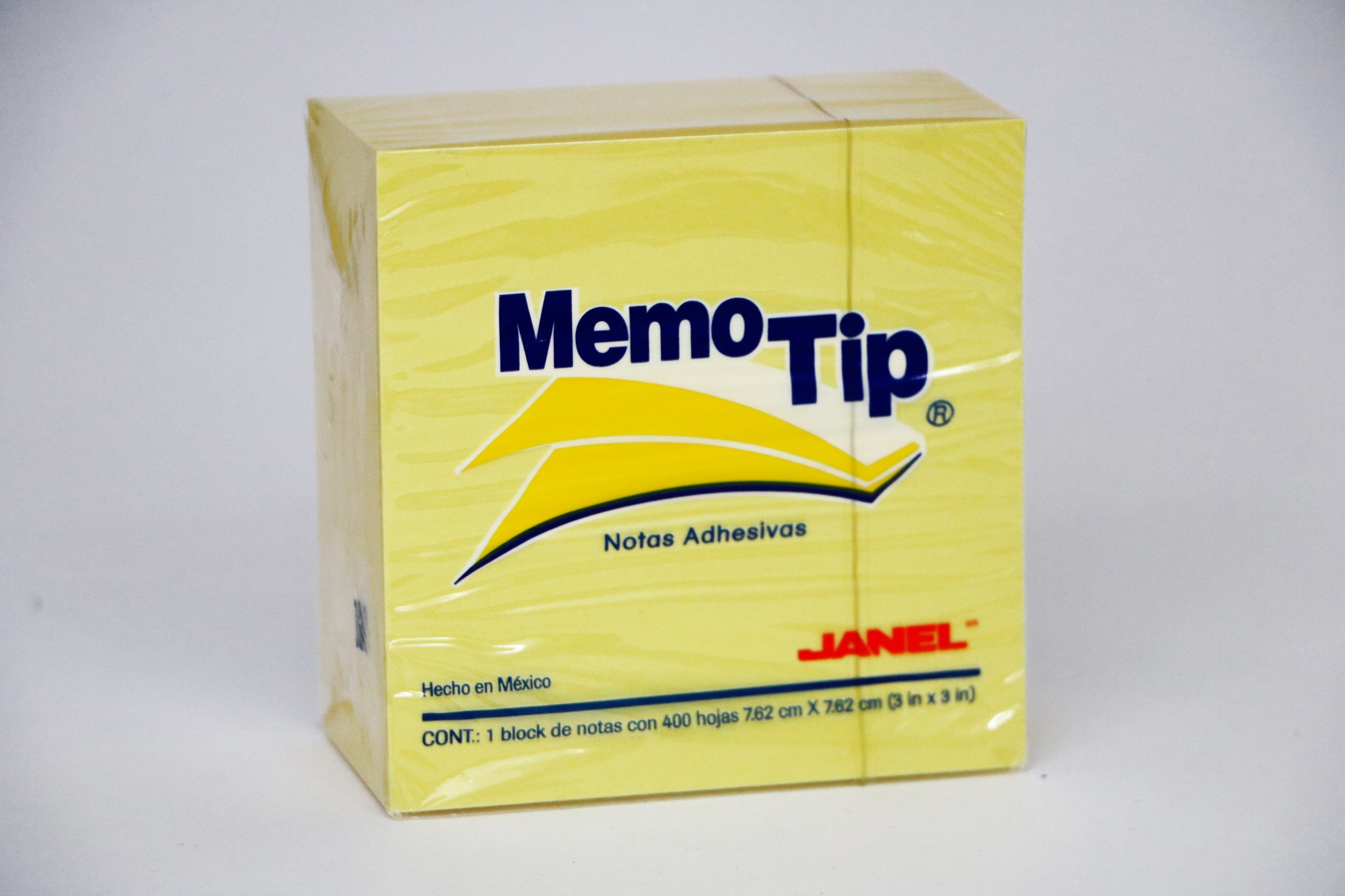 NOTAS ADH. 3X3" MEMOTIP 54 CUBO 400H. AMARILLO C(36)