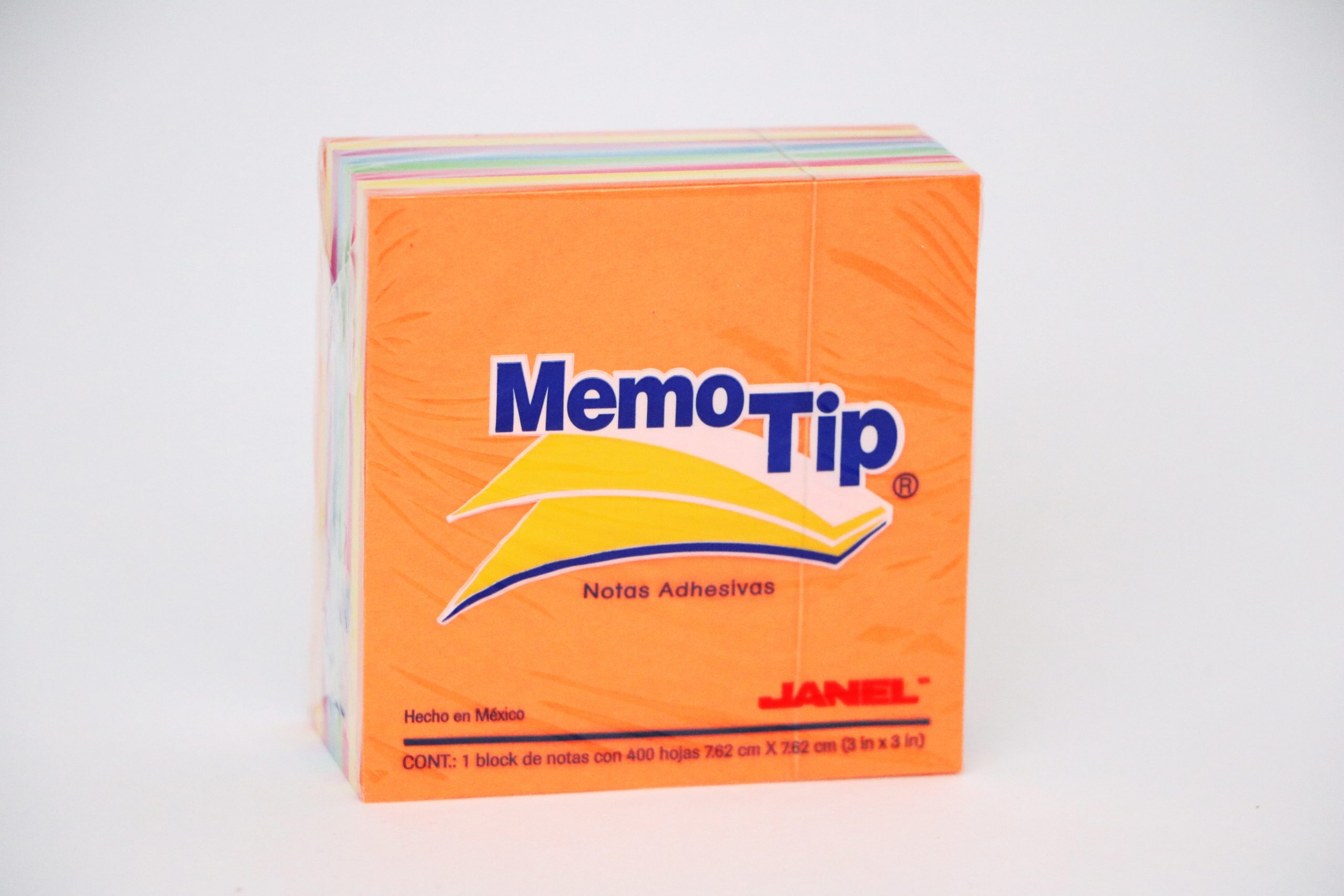 NOTAS ADH. 3X3" MEMOTIP CUBO 400H. NEON C.(36)