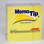 NOTAS ADH. 3X3" MEMOTIP CUBO 400H. PASTEL C.(36)