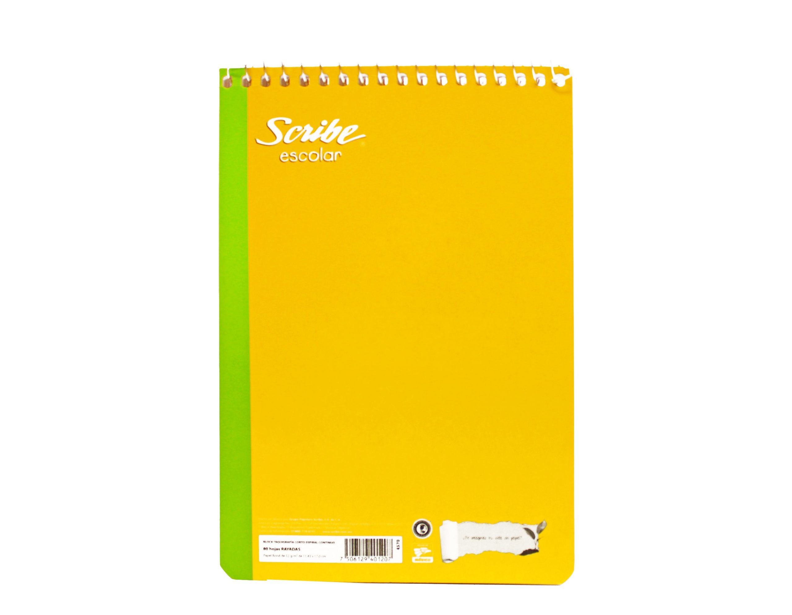 BLOCK TAQUIGRAFIA SCRIBE 4570 RAYA ESP. 80H.  CORTO C.(48)