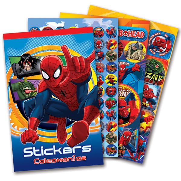 BLOCK CALCOMANIA SPIDERMAN GRANMARK C/6H. E.(12) C.(480)