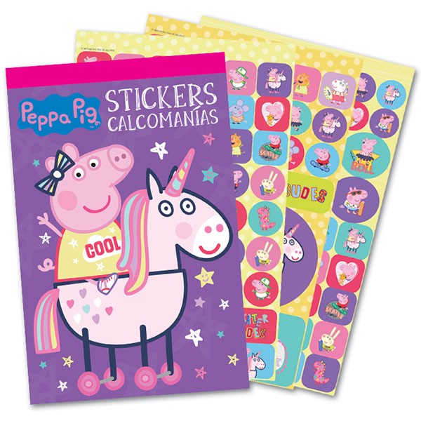 BLOCK CALCOMANIA PEPPA GRANMARK C/6H. E.(12) C.(480)