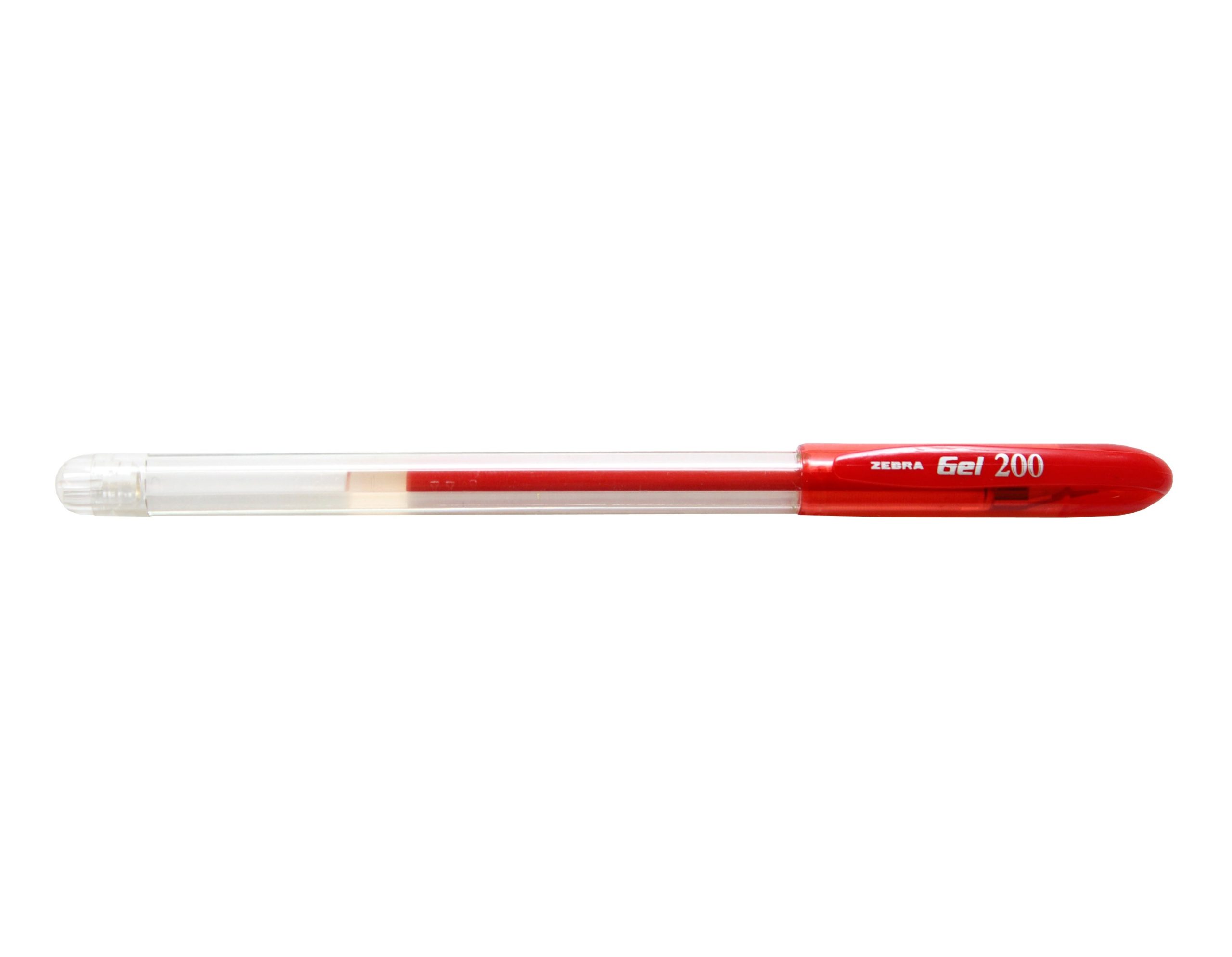 BOLIGRAFO GEL 200 8911-02 ZEBRA 0.7MM ROJO E(12) C(144)