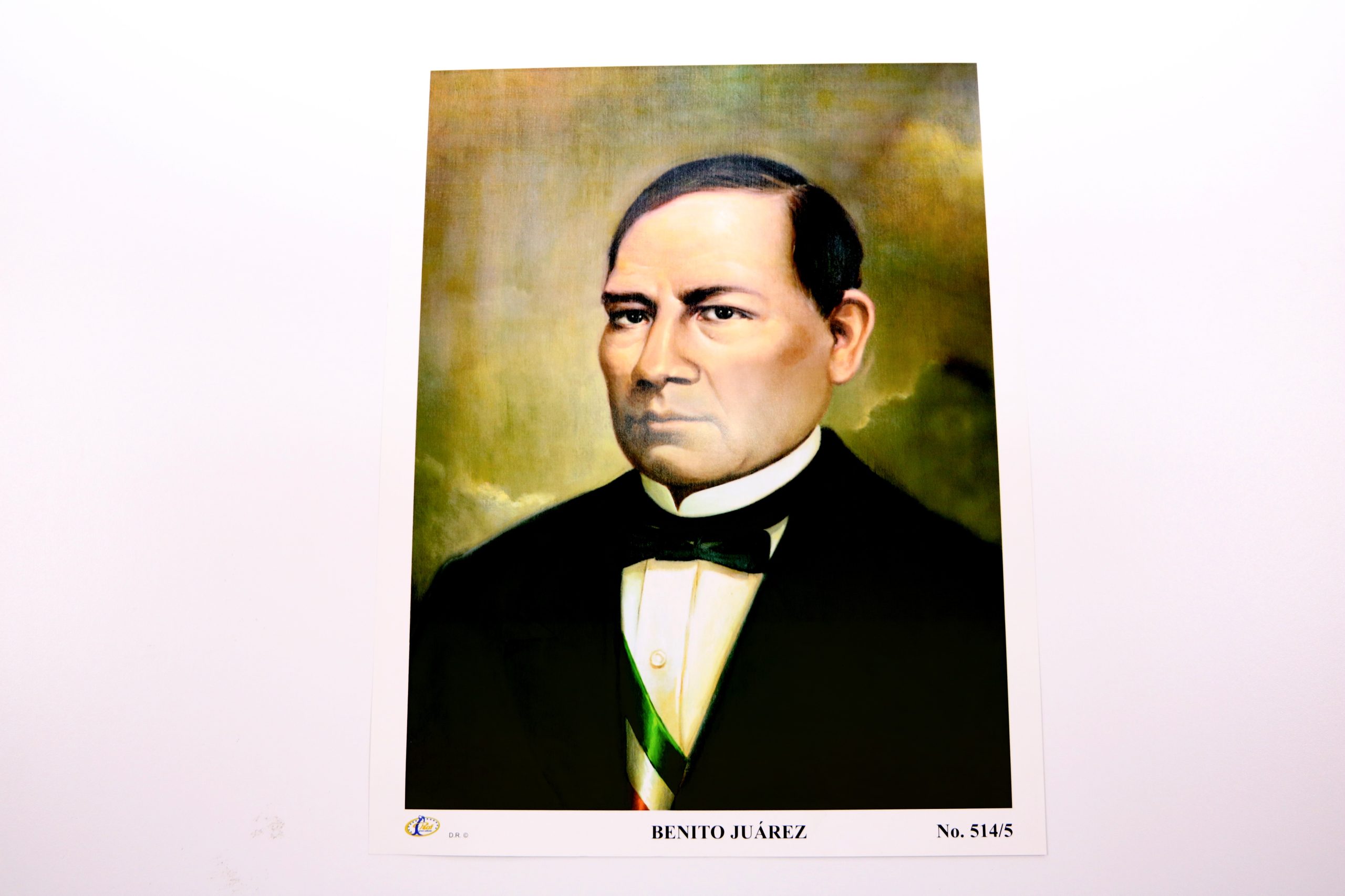 CROMO BENITO JUAREZ #5/514 (HOMBRES CELEBRES) E(10) C(250)