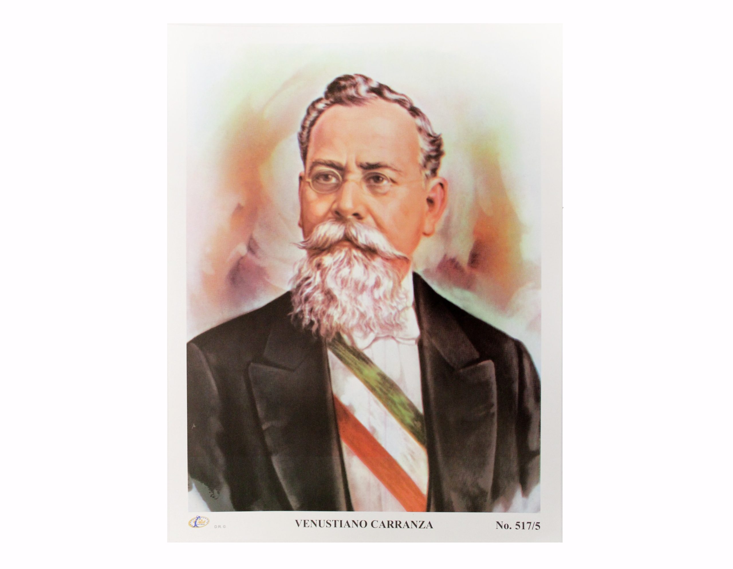 CROMO VENUSTIANO CARRANZA #5/517(HOMBRES CELEBRES)E(12)(250)