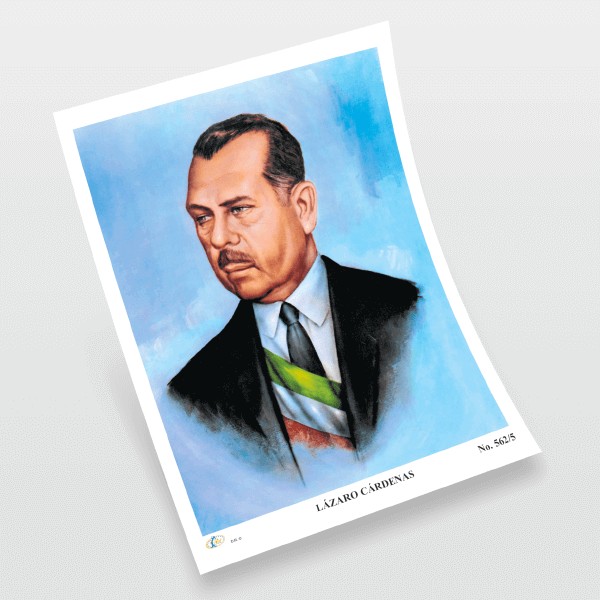 CROMO LAZARO CARDENAS #5/562 (HOMBRES CELEBRES) E(10)C(250)