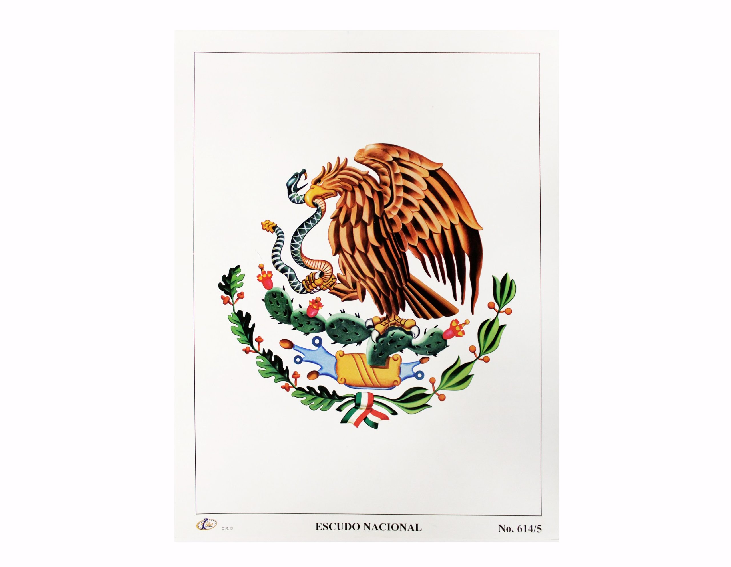 CROMO ESCUDO NACIONAL #5/614 (HOMBRES CELEBRES) E(10) C(250)