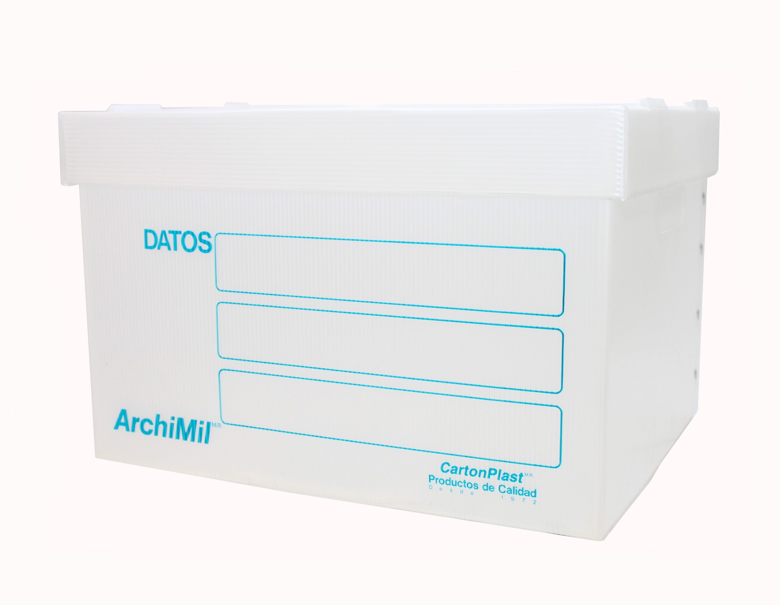 CAJA ARCHIVO PLAST. CTA. ARCHIMIL 38.5X31X25 CMS. E.(25)