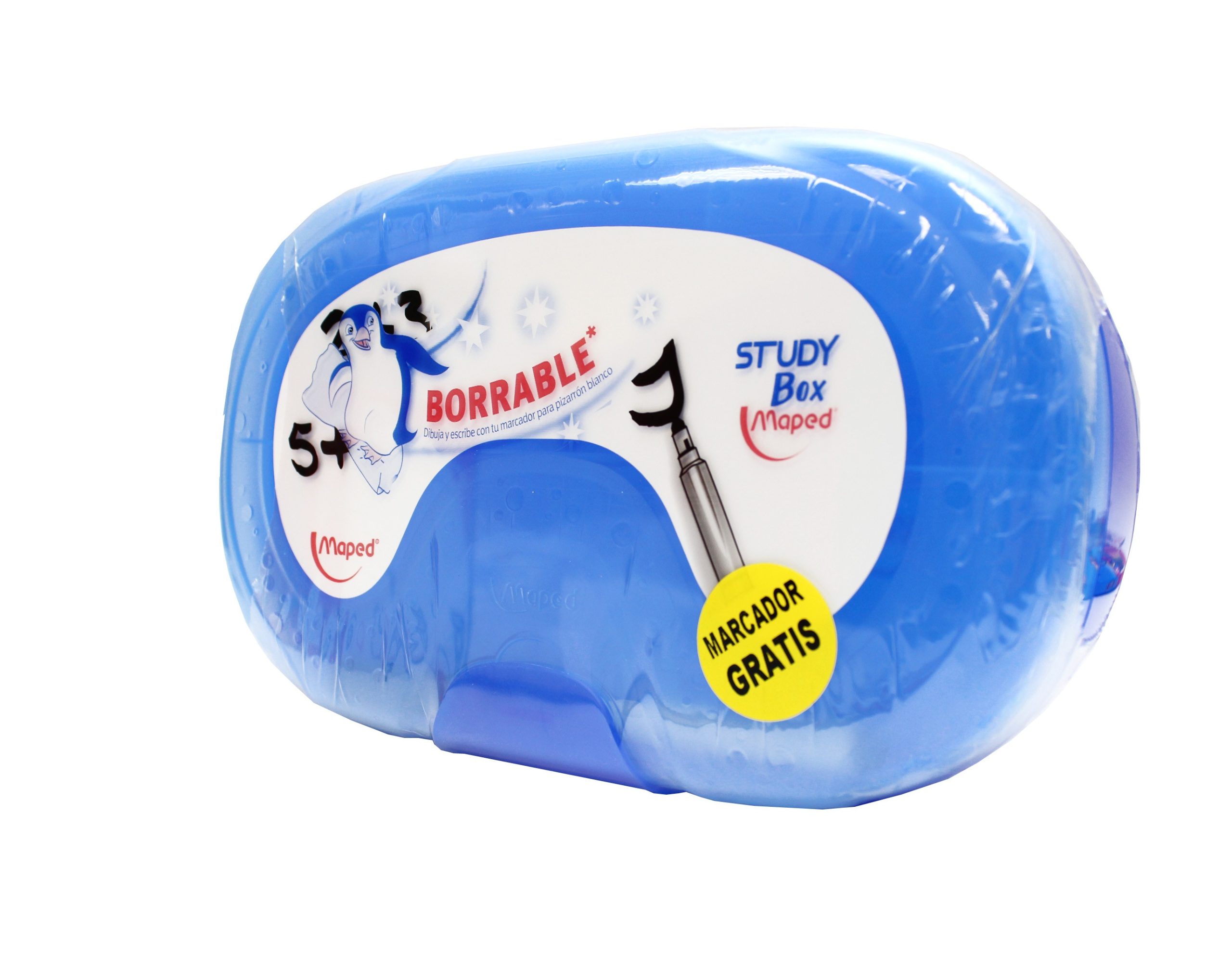 CAJA LAPICERA PLAST. STUDY BOX MAPED V/COL. E.(12)