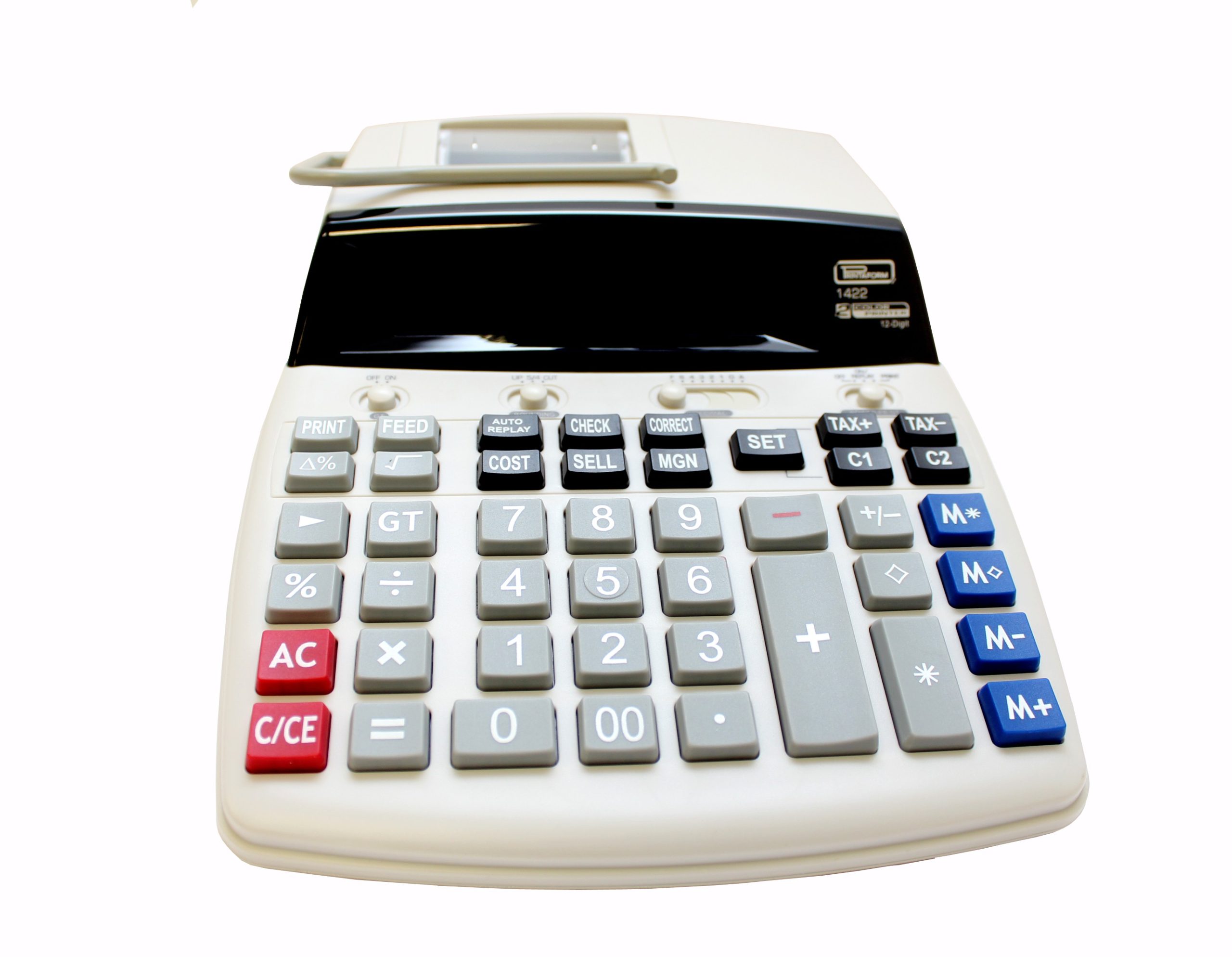 CALCULADORA ESCRIT. C/ROLLO PRINTAFORM 1422 12DIG. C(10)