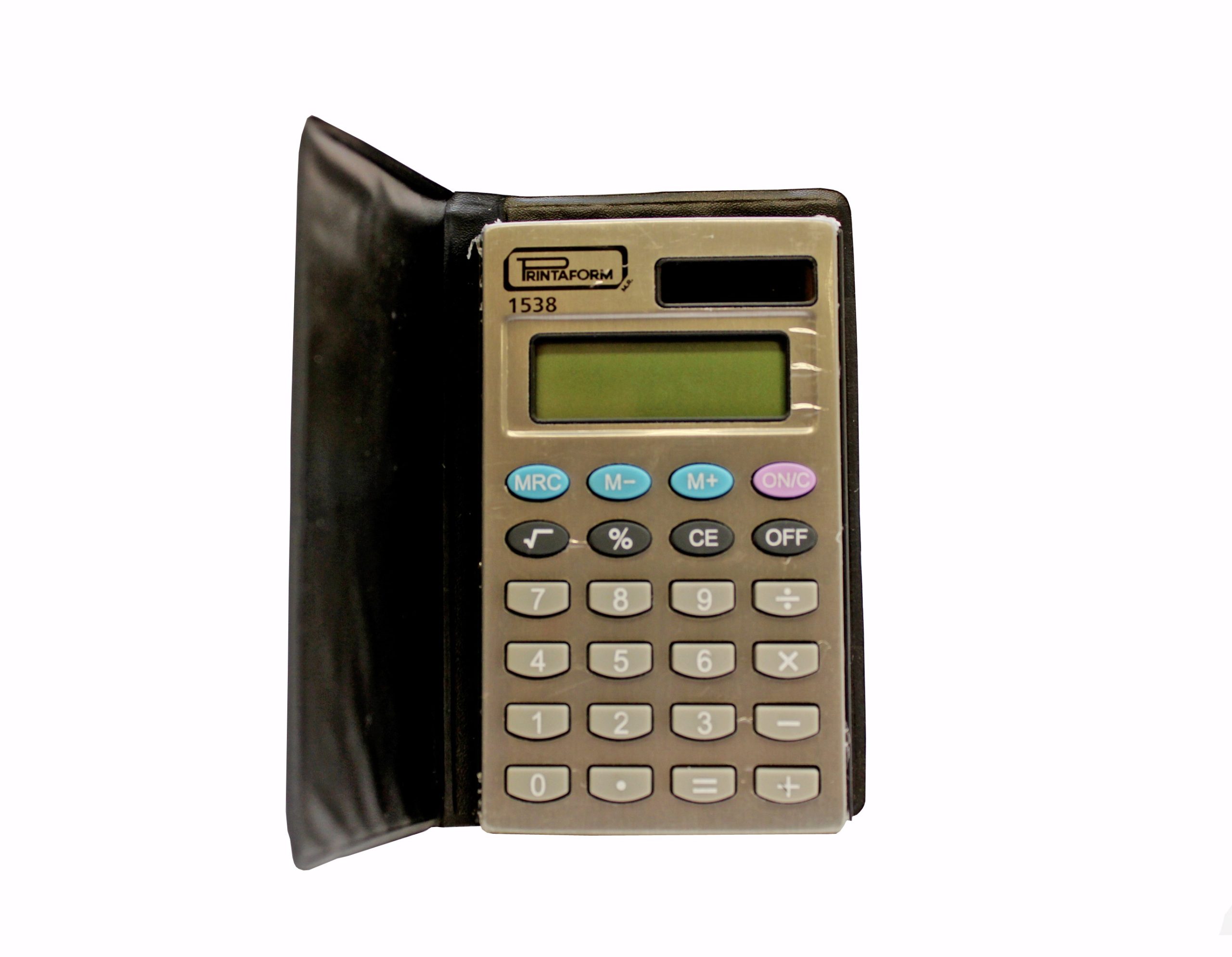 CALCULADORA BOLSILLO C/CARTERA PRINTAFORM 1538 8DIG. C(120)