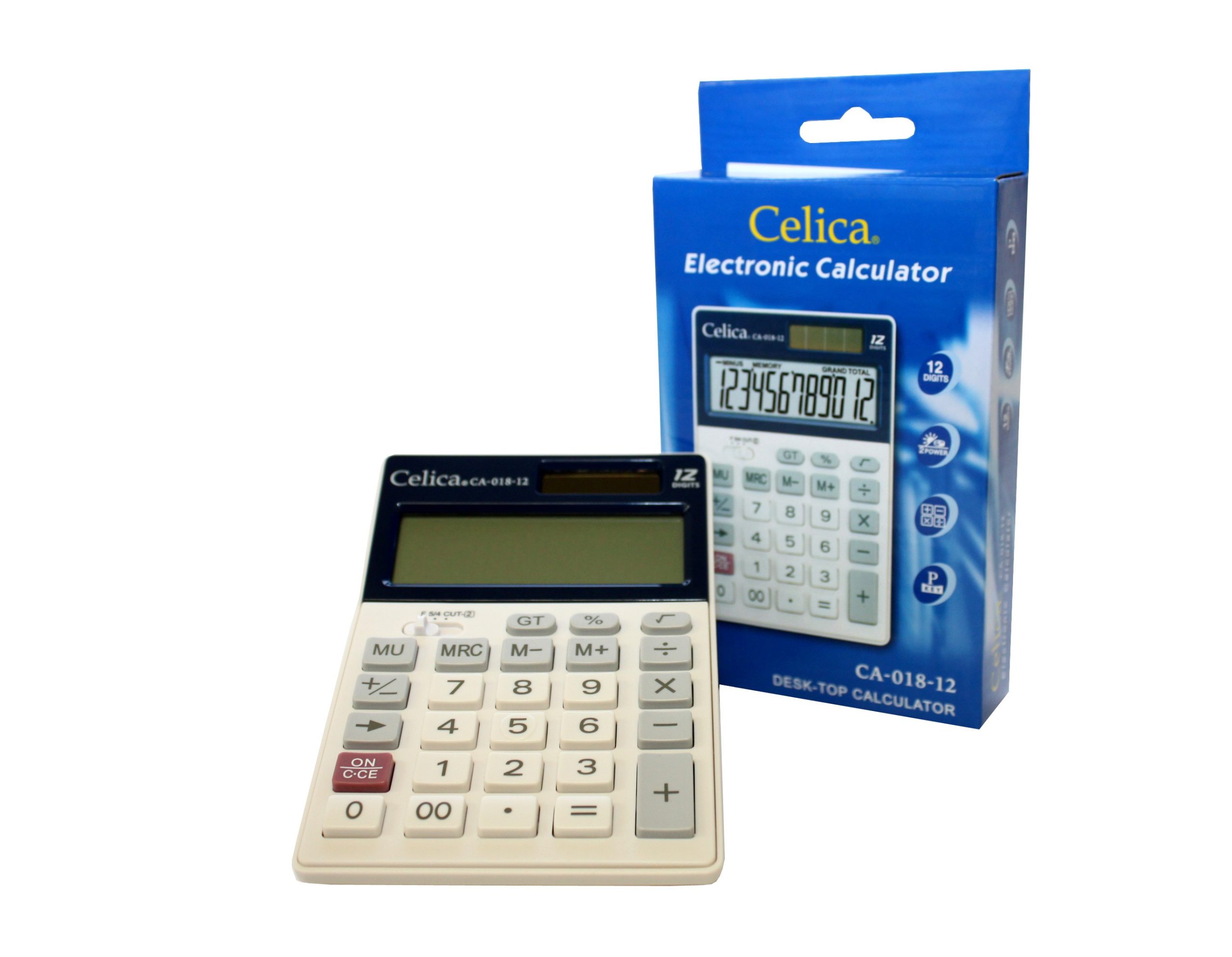 CALCULADORA ESCRIT. CELICA CA-018-12  12DIG. E.(40) C(80)