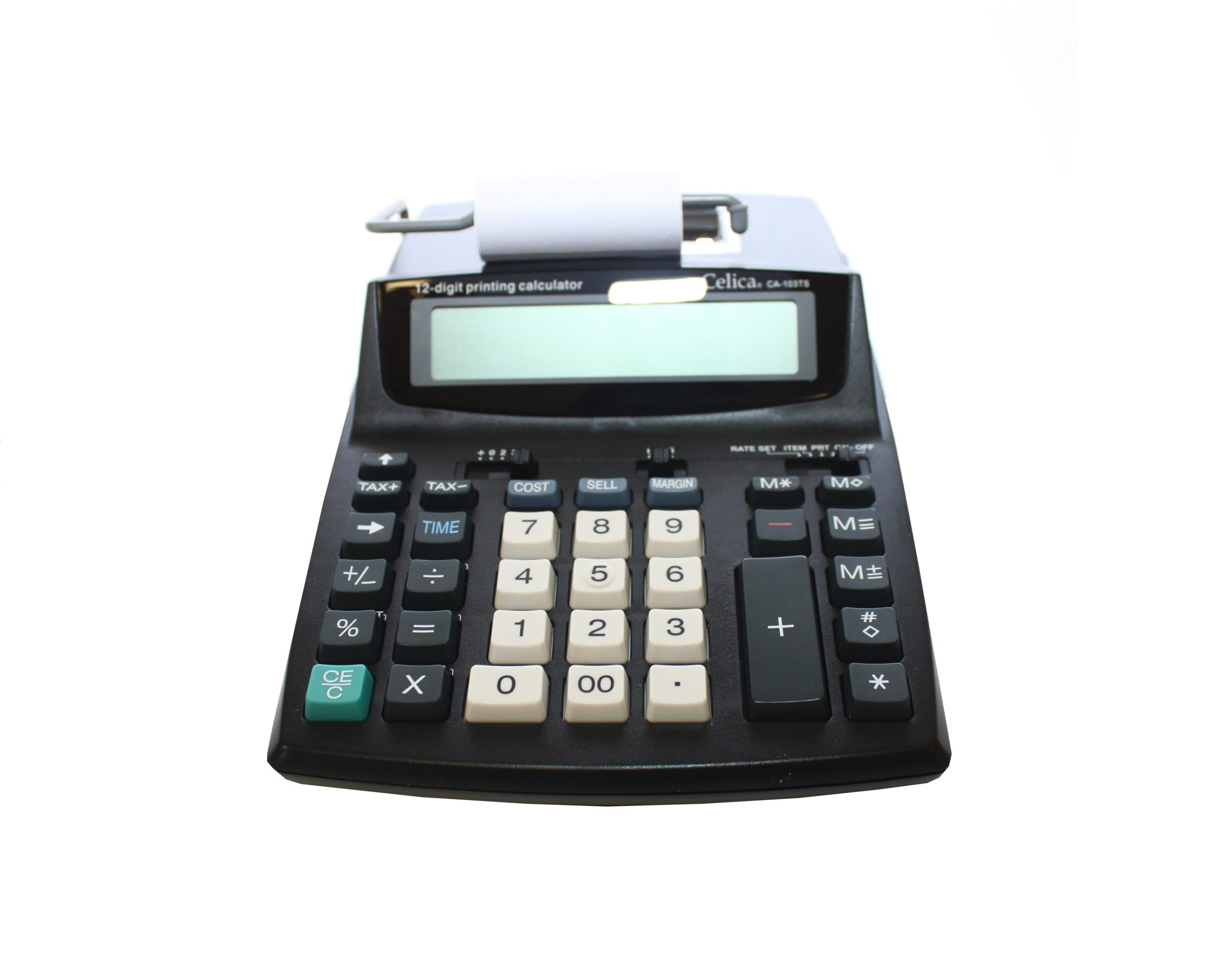 CALCULADORA ESCRIT. C/ROLLO CELICA CA103TS/104TS 12DIG.(10)