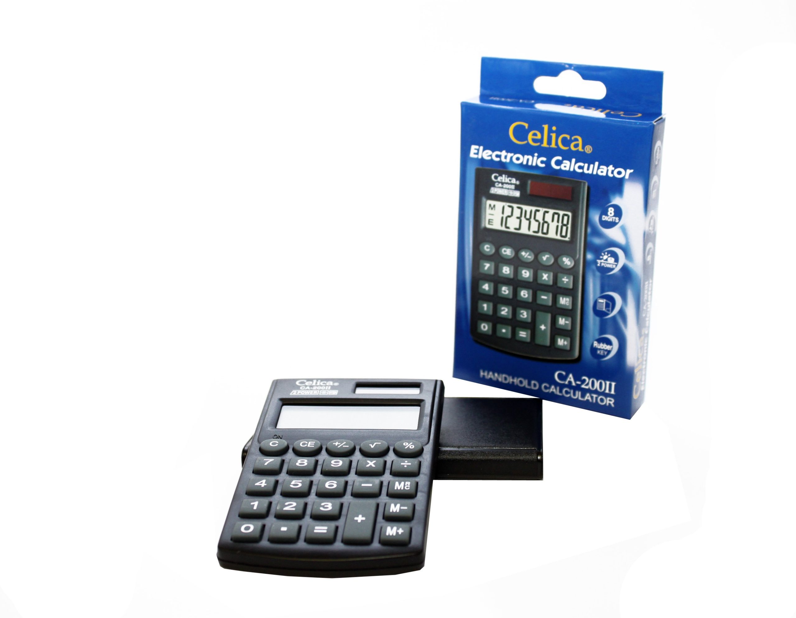 CALCULADORA BOLSILLO C/CART CELICA CA-200II/S 8DIG(50)(200)