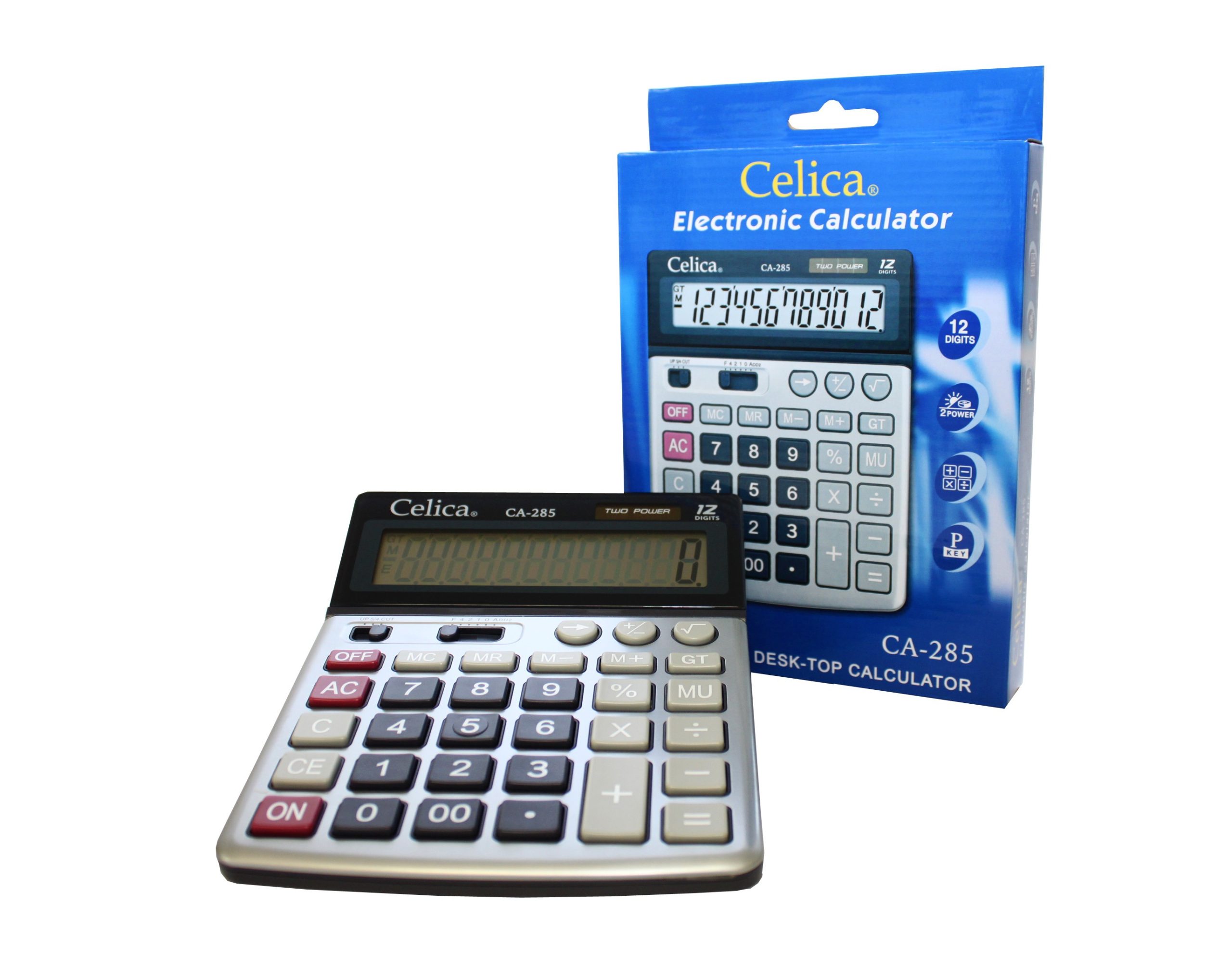 CALCULADORA ESCRIT. CELICA CA-285/CA386 12DIG. E.(10) C.(40)