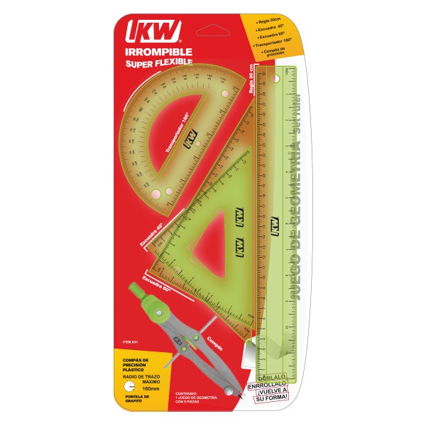 EQ. GEOM. FLEX IKW GDE. C/COMPAS PREC. PLAST. #631 E.24 C.48