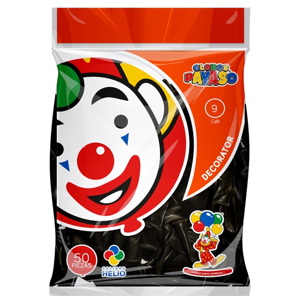 GLOBOS DECORATOR #9 BOL.C/50 CAFE C.(100)