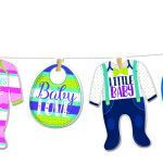 LETRERO BABY SHOWER ROPITA 1054 PADI BOLSA C/1 PZA. E.(25)