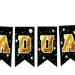 LETRERO BANDERIN GRADUACION 1559 PADI BOLSA C/1 PZA. C.(25)