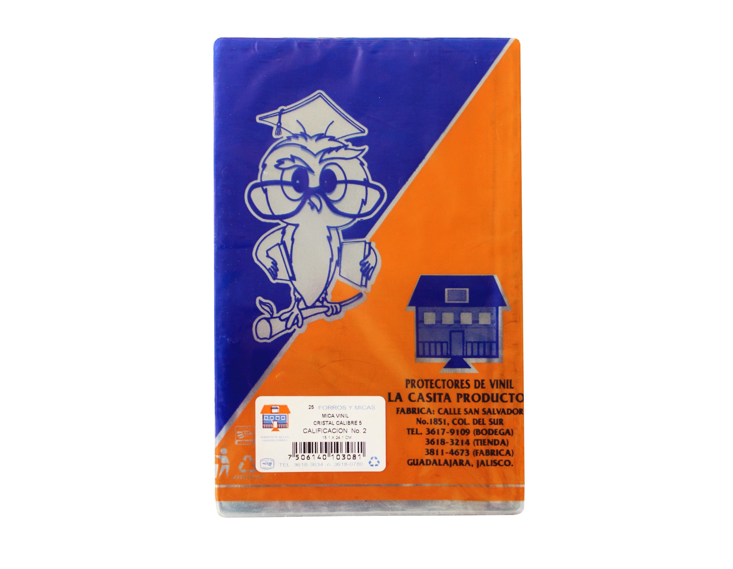 MICA VINIL P/CALIF. LA CASITA #2 15.1X24.1 CM E.(50)