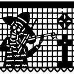 PAPEL CHINA PICADO 1/4 PLIEGO 33.5X24CM. NEGRO PAQ. C/50H.