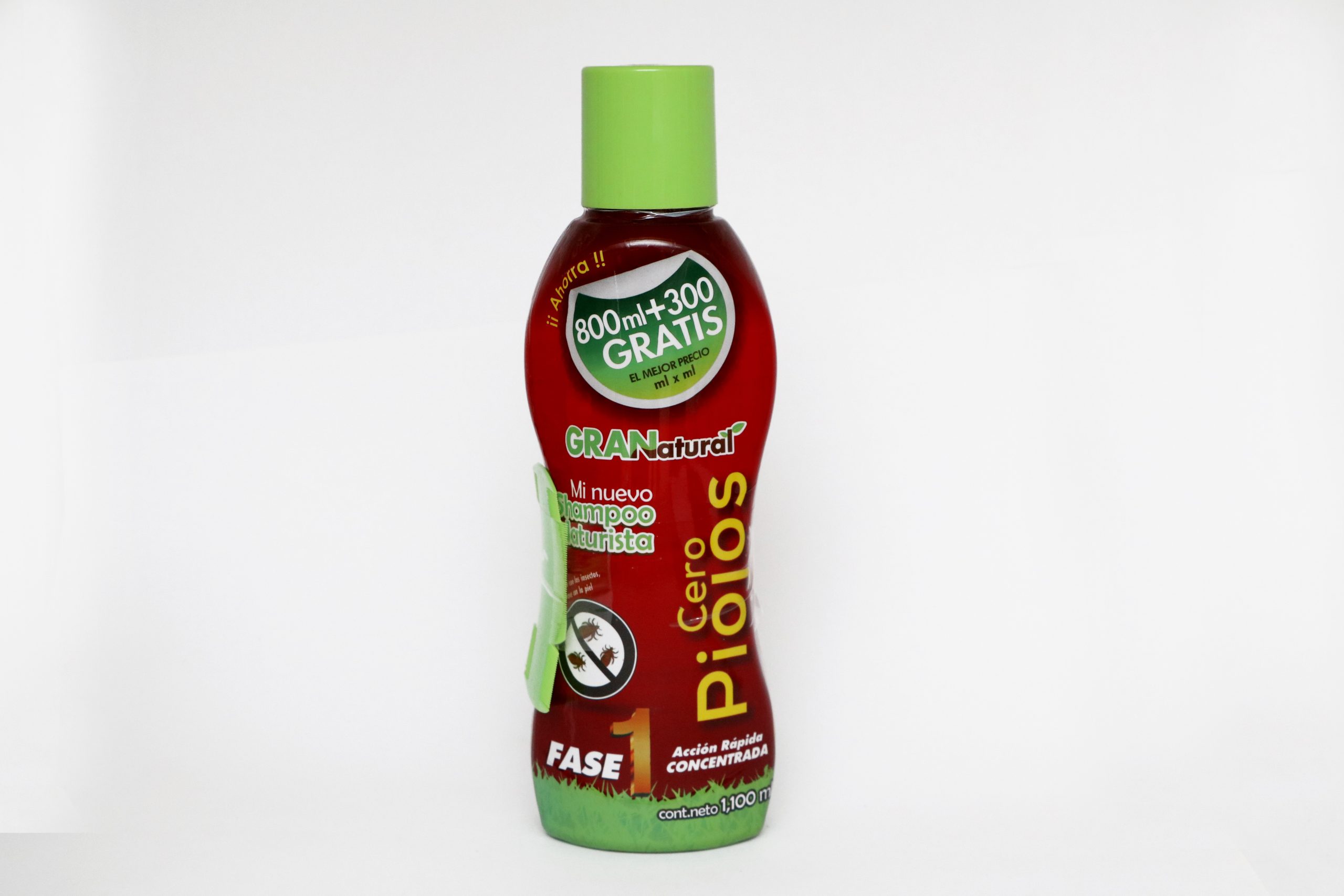 SHAMPOO CERO PIOJOS DE 1100ML C.(15)